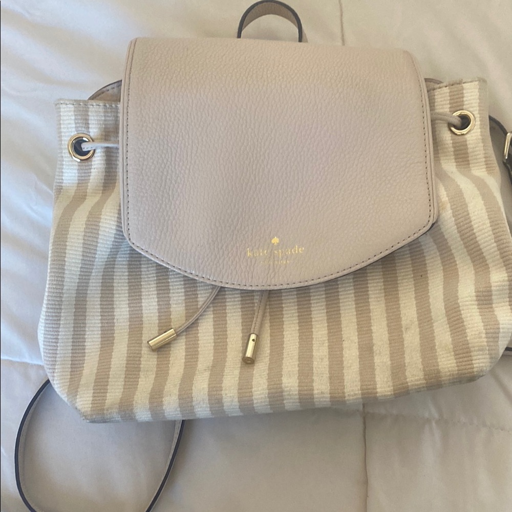 Kate Spade Cream and Tan Women's Bag